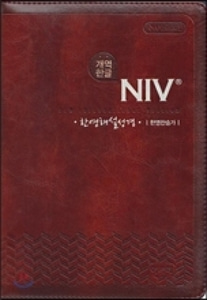 개역한글 NIV 한영해설성경/통일한영찬송가(특중/합본/색인/다크브라운/지퍼)